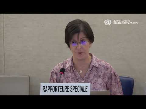 Reem Alsalem bij HRC59: biologisch geslacht vs. genderideologie