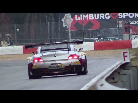 BMW Z4 GT3 Marc VDS & Vitaphone, Lovely loud sounds! !!Downshifts!!