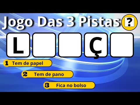 Adivinhe Qual é a Palavra | Jogo das 3 Pistas #jogodas3pistas #adivinheapalavra #quiz