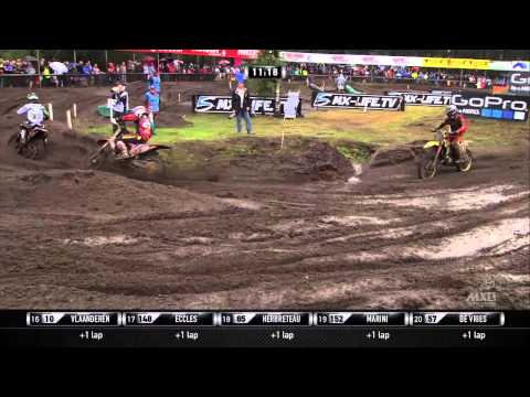 EMX125 FULL RACE 2 - Round of Benelux 2013 - Motocross