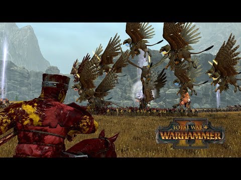 14 ANGRY HIPPOGRYPHS - Bretonnia vs Greenskins // Total War: Warhammer II Online Battle