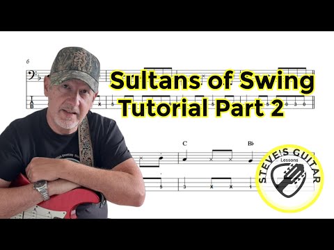 How to Play Sultans of Swing Guitar Lesson - Dire Straits Part 2 Chorus and Licks