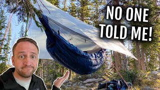 I Wish I Knew This Sooner About Hammock Camping!