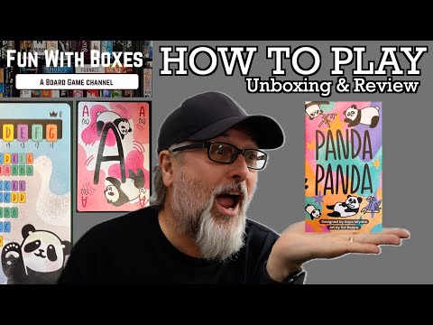 PANDA PANDA | A Tiny Box Card Game from publishers Allplay | Unboxing Overview, How to Play & Review