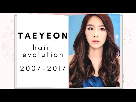 Girls' Generation TAEYEON Hair Evolution (2007 - 2017)