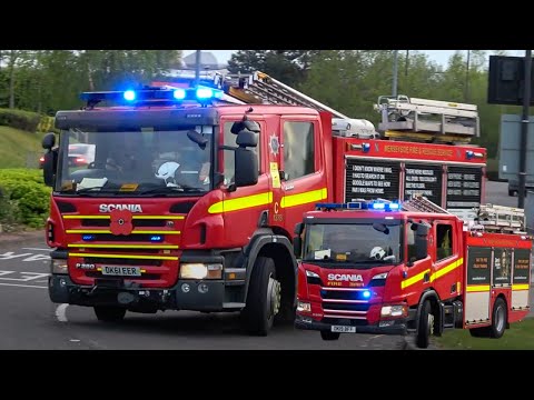 [TWO-TONES] St Helen’s Rescue Pump & Water Ladder Double Turnout | Merseyside Fire & Rescue Service