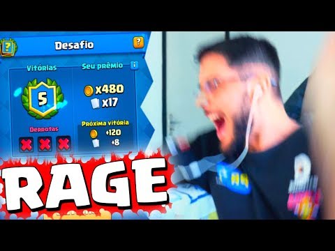 RAGE DESAFIO DO GOBLIN  NO CLASH ROYALE - AO VIVO