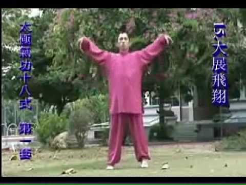 The first set of Taiji Qigong 18 moves