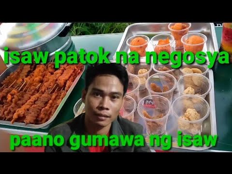 PAANO GUMAWA NG ISAW (HOW TO MAKE ISAW)