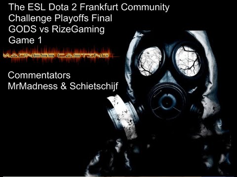 GODS vs RizeGaming ~Game 1~ Dota 2 Frankfurt Community Challenge Playoffs Finals