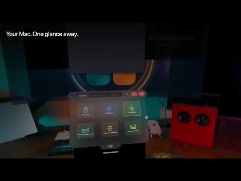 GlancePad - Spatial Macro Deck for Apple Vision Pro (Demo)