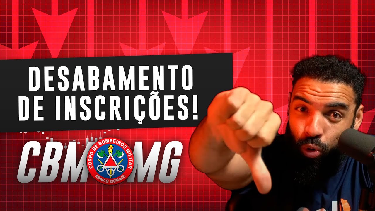 Histórico! Concurso CBMMG Tem Menor Número de Inscrições da História!