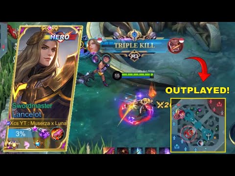 THIS LANCELOT IS TOTALLY BROKEN HERO! HOW CAN 1 VS 5 AND STILL SURVIVE? TOP GLOBAL LANCELOT - MLBB