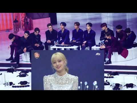 SEVENTEEN + BTS react to TWICE Melting + Feel Special @ GDA 2020