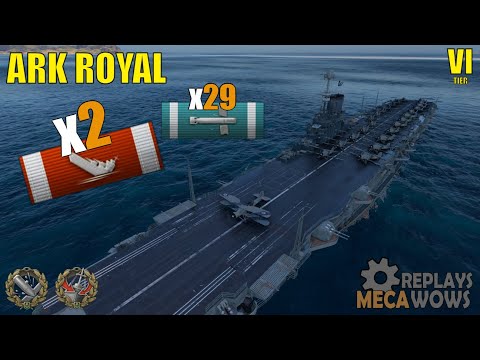 139k Long fight in Ark Royal | World of Warships Gameplay