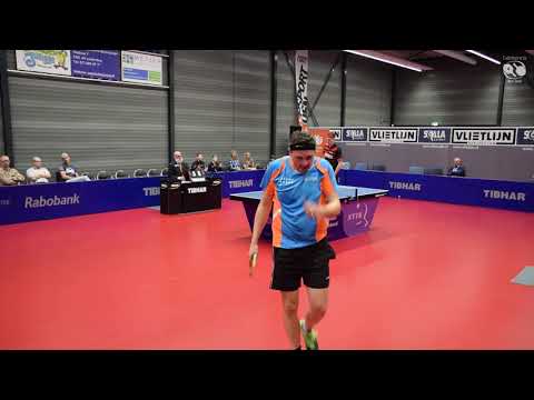 Rajko Gommers - Michel de Boer | Halve Finale Heren Masters 2017