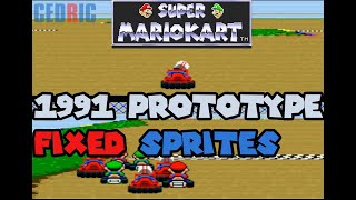 [Nintendo Archive] Super Mario Kart 1991 Prototype FIXED Sprites