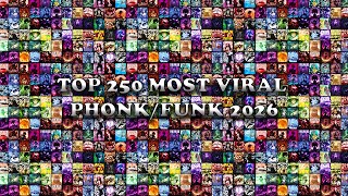 Download lagu TOP 250 MOST VIRAL PHONK/FUNK 2026 🎵 PLAYLIST 🎵 mp3