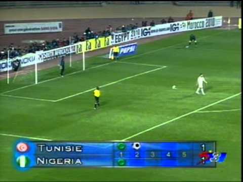 2004 (February 11) Tunisia 1 -Nigeria 1 (African Nations Cup)