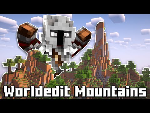 How to Transform Any Terrain into Epic Lore Friendly Mountains! - Minecraft Worldedit Tutorial