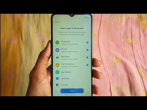 realme C3 mobile me app per lock kaise lagayen