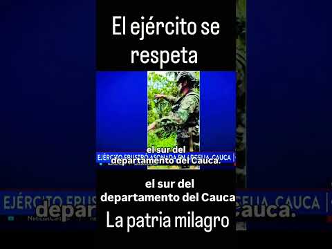 el ejército se respeta desde ya la patria milagro @GenevievesPlayhouse