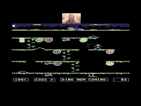 Lukozer Retro Game Review - 574 - Dino Eggs - Commodore 64