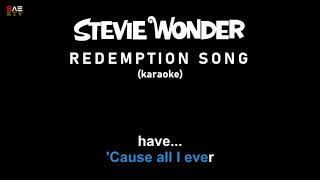 Karaoke Stevie Wonder - Redemption Song