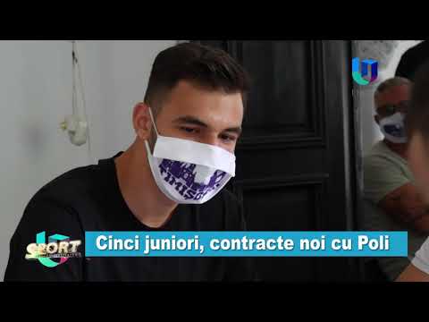 Cinci juniori, contracte noi cu Poli