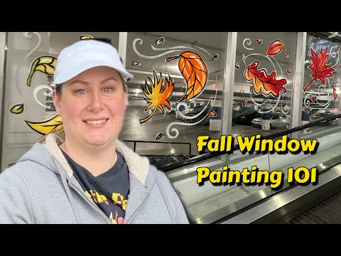 Fall Window Painting - 101