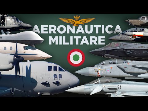 TUTTI GLI AEREI e ELICOTTERI dell'AERONAUTICA MILITARE ITALIANA