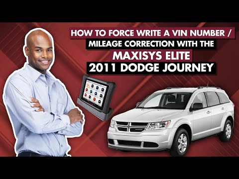 Autel MaxiSys Elite | Write VIN on Used PCM & Mileage Change - 2011 Dodge Journey | Case Study 2020