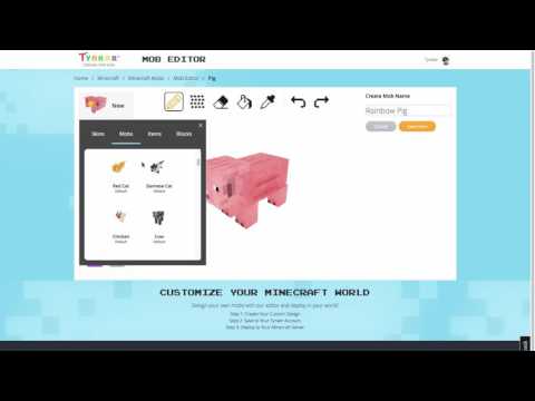 Tynker Mob Editor