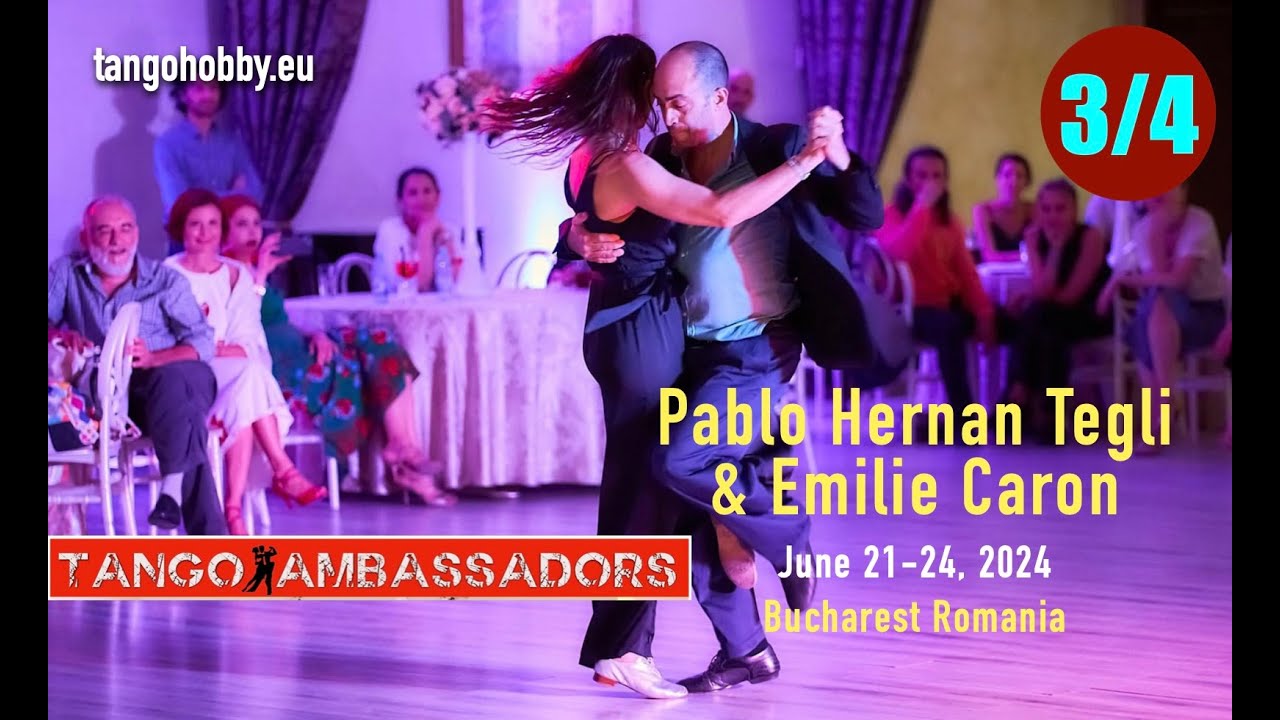 Pablo Hernan Tegli & Emilie Caron (3/4) @ Tango Ambassadors 10, Bucharest, Romania by Tangotangent