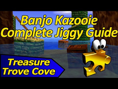 How to Collect all Jiggies on Treasure Trove Cove - Banjo Kazooie Complete Jiggy Guide