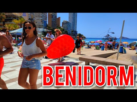 BENIDORM 🇪🇦 RINCÓN LEVANTE BEACH 1 JULY 2022 Costa Blanca Spain Walking Tour 4