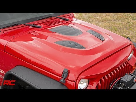 Jeep Wrangler JK Vented Hood from Rough Country