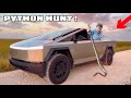 I TOOK MY CYBERTRUCK PYTHON HUNTING In The EVERGLADES