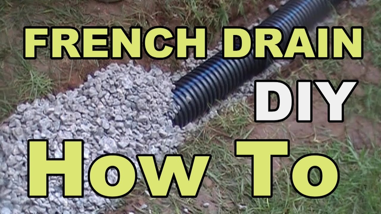 13 DIY French Drain-Learn How To Build A French Drain – The Self
