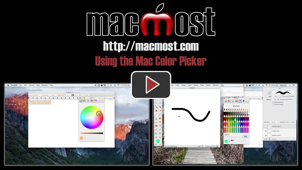 Exploring the macOS Color Picker