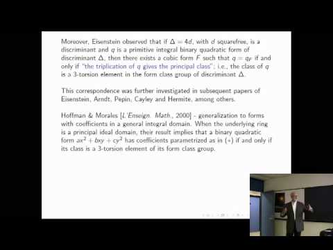 Integers Represented by Binary Quadratic Forms and Torsion in the Form Class Group - Andrew Earnest