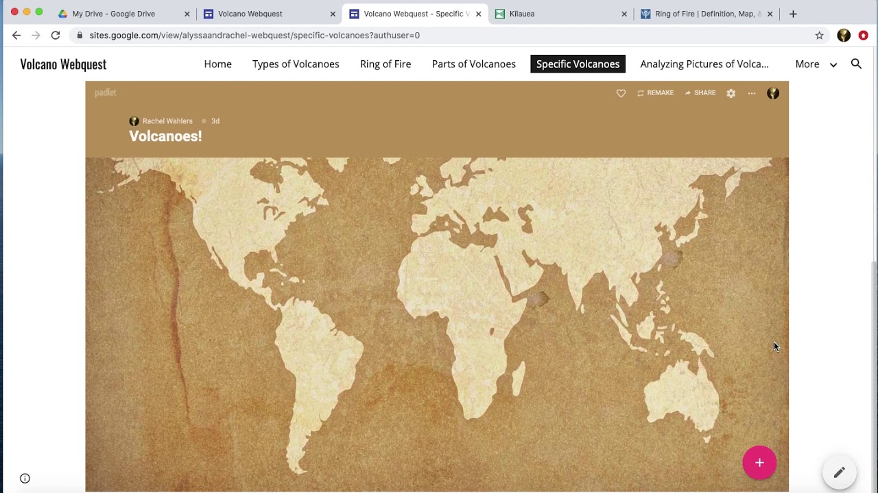 Volcano Web Quest Introduction