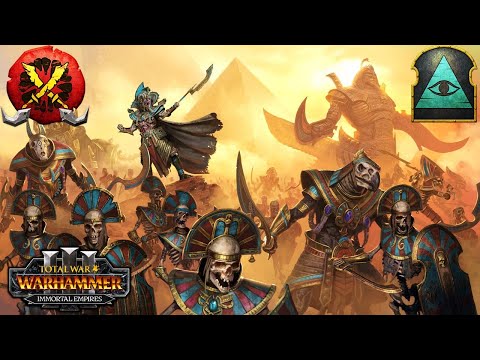 SETTRA WILL NOT DIE - Gorger Kingdoms vs. Tomb Kings - Immortal Empires - Total War Warhammer 3