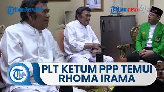 Momen Plt Ketua PPP Mardiono Temui Rhoma Irama, Beri Pesan Agar GPK Konsisten Kawal Perjuangan PPP