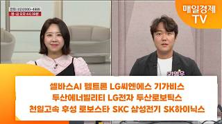 [친절한 종목상담 4989] 셀바스AI 펨트론 LG씨엔에스 기가비스 두산에너빌리티 LG전자 두산로보틱스 천일…