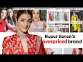 Nupur Sanon SELLING OVERPRICED OUTFITS With BASIC And COPIED DESIGN BASIC KURTA SET For 15K