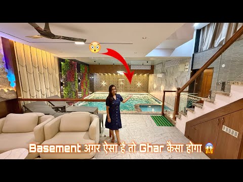 Inside 250 Gaj Ultra Luxury House at Tonk Road Jaipur with Basement Swimming pool Theatre, Gym, Lift