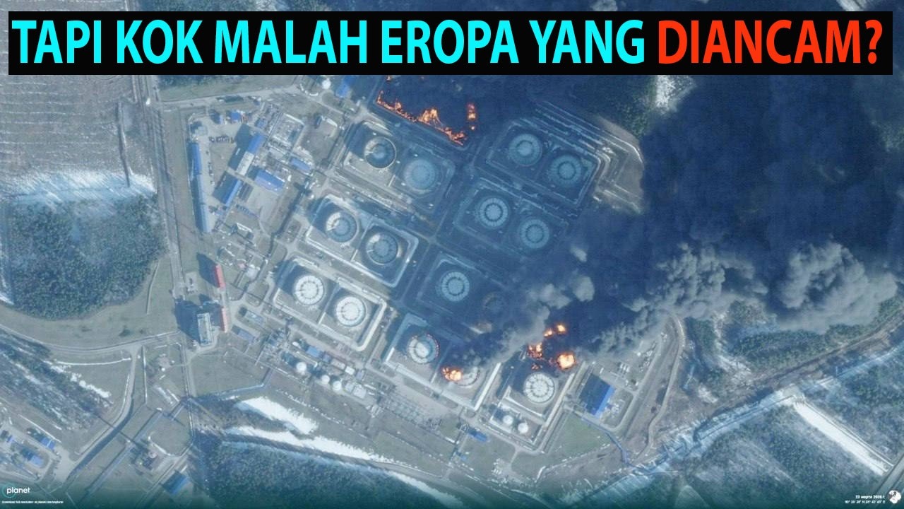 Rusia Rugi Besar, Ukraina Serang Habis-habisan Minyak Rusia