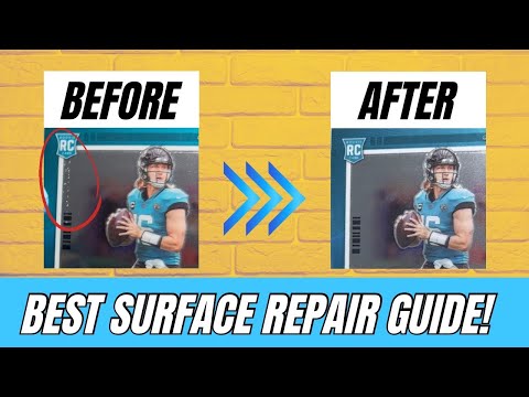 Ultimate Guide To Sports Card Surface Repair! Quick Steps to See Results!
