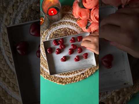 Valentine's Day special : bleeding heart chocolate recipe #youtubeshorts #easyrecipes #shortsvideo